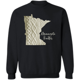 Minnesota Knitter Crewneck Pullover Sweatshirt