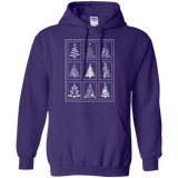 Christmas Tree Quilt Pullover Hoodie