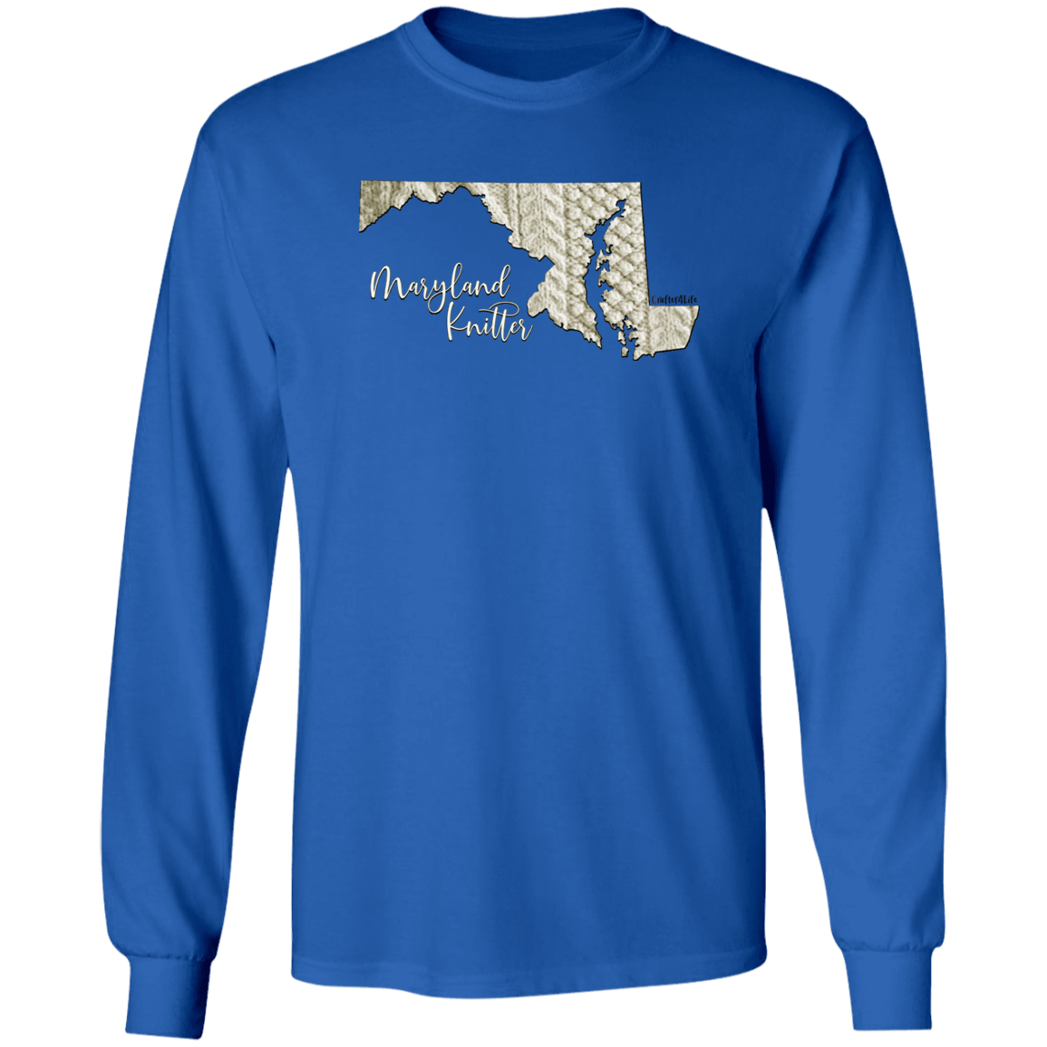 Maryland Knitter LS Ultra Cotton T-Shirt