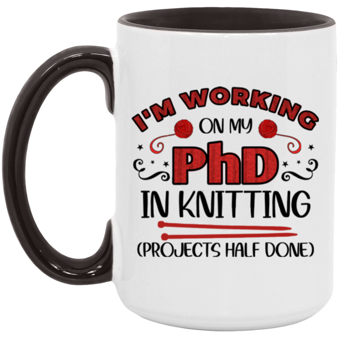 PhD in Knitting Mugs