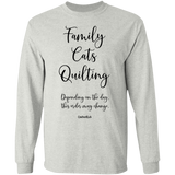 Family-Cats-Quilting LS Ultra Cotton T-Shirt