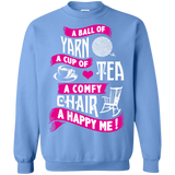 A Ball of Yarn, A Happy Me Crewneck Sweatshirts - Crafter4Life - 12