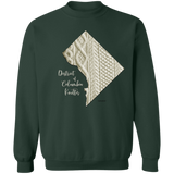 District of Columbia Knitter Crewneck Pullover Sweatshirt