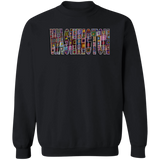 Washington Crochet Crewneck Pullover Sweatshirt