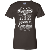 Scrapbookers Don't Lie Ladies Custom 100% Cotton T-Shirt - Crafter4Life - 4