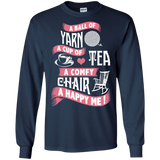 Yarn-Tea-Chair LS Ultra Cotton T-Shirt