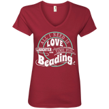 Time for Beading Ladies V-Neck Tee - Crafter4Life - 4