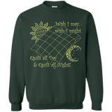 Wish I May Quilt Crewneck Sweatshirts - Crafter4Life - 5