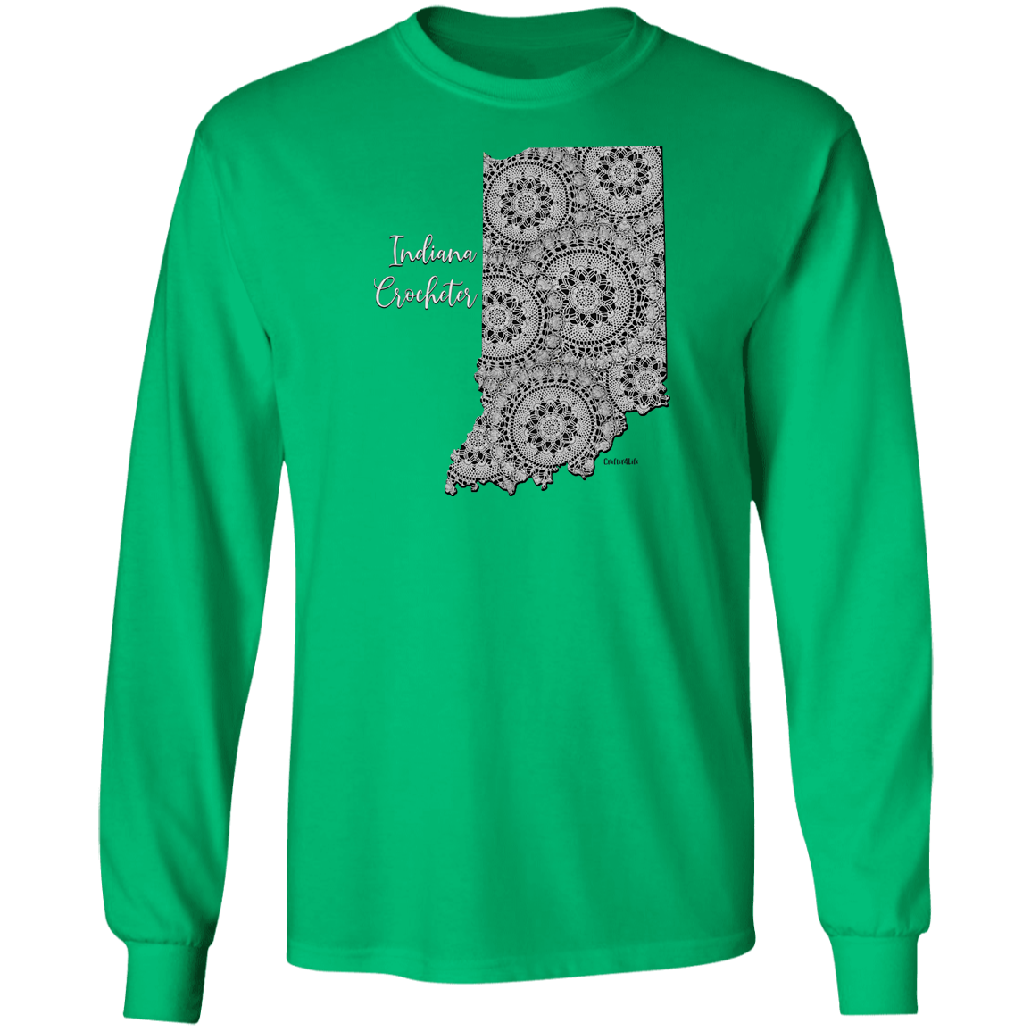 Indiana Crocheter LS Ultra Cotton T-Shirt