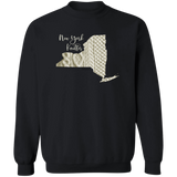 New York Knitter Crewneck Pullover Sweatshirt