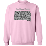 South Dakota Crocheter Crewneck Pullover Sweatshirt