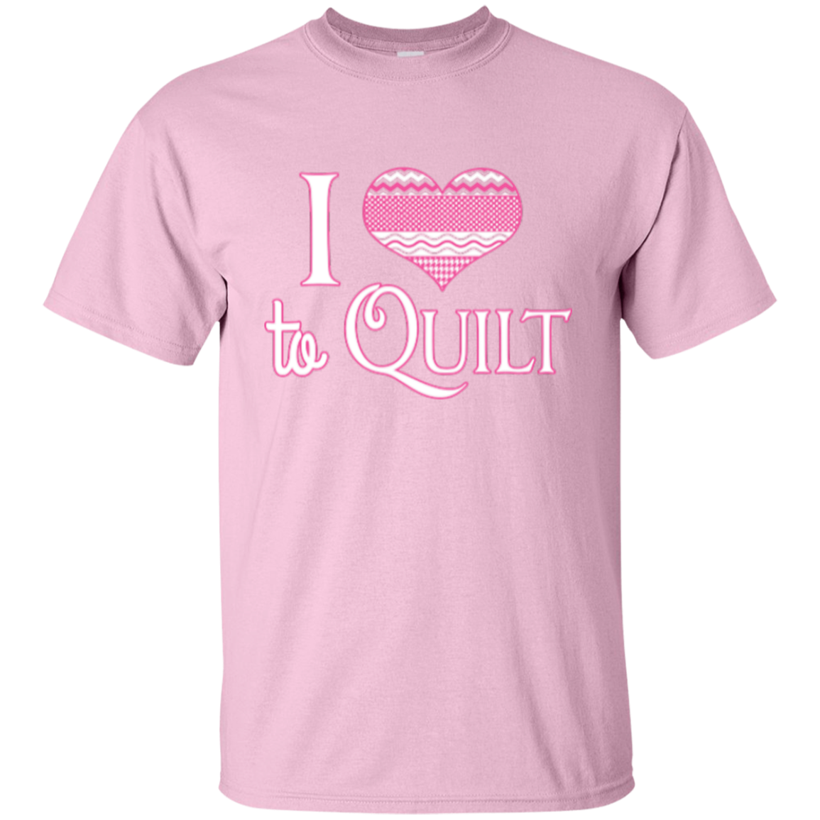 I Heart to Quilt Custom Ultra Cotton T-Shirt - Crafter4Life - 7