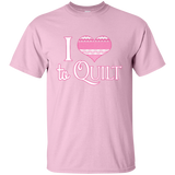 I Heart to Quilt Custom Ultra Cotton T-Shirt - Crafter4Life - 7
