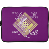 Make a Quilt (yellow) Laptop Sleeves