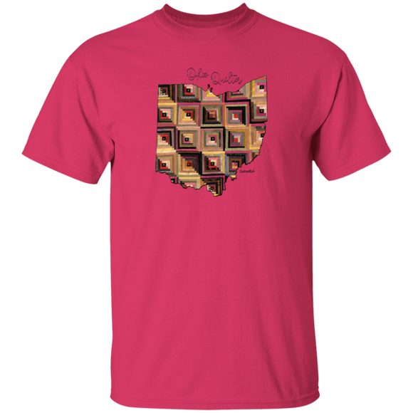Ohio Quilter T-Shirt, Gift for Quilting Friends and Family