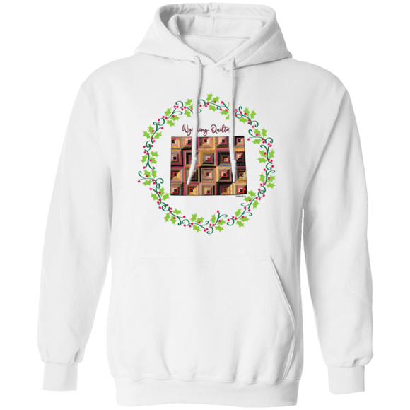 Wyoming Quilter Christmas Pullover Hoodie