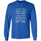 8th day knitting Long Sleeve T-Shirt