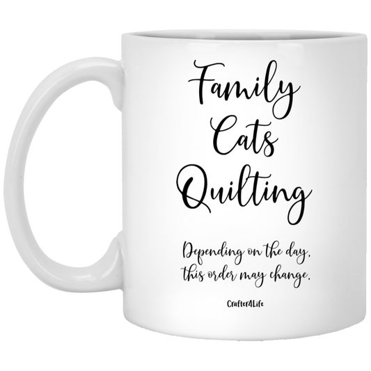 Family-Cats-Quilting Mugs