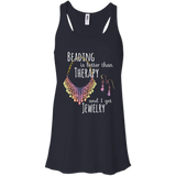 Beading is Better than Therapy Flowy Racerback Tank