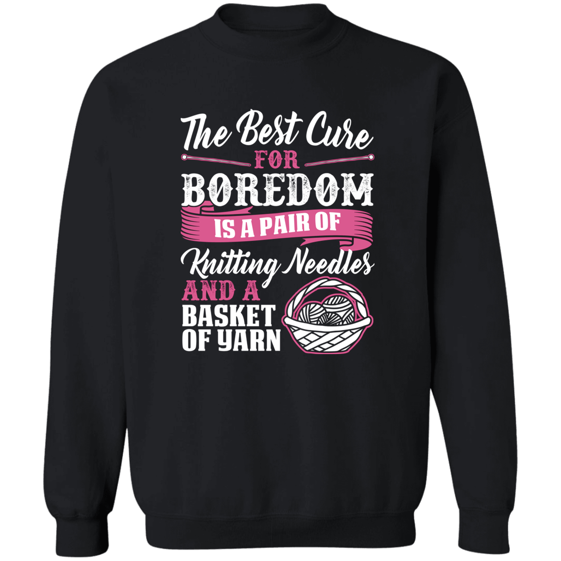 Cure For Boredom - Knitting Sweatshirt
