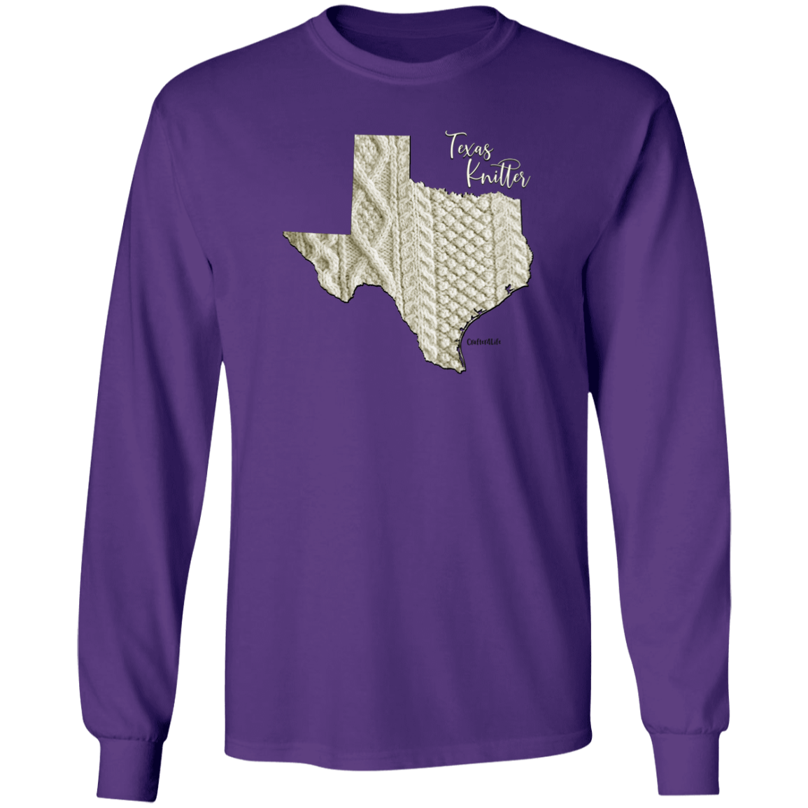 Texas Knitter LS Ultra Cotton T-Shirt