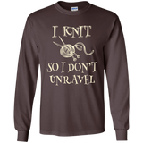 I Knit So I Don't Unravel LS Ultra Cotton T-Shirt