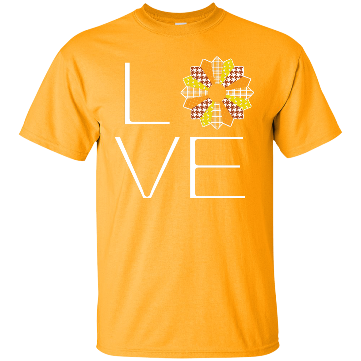 LOVE Quilting (Fall Colors) Custom Ultra Cotton T-Shirt - Crafter4Life - 9
