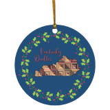 Kentucky Quilter Christmas Circle Ornament
