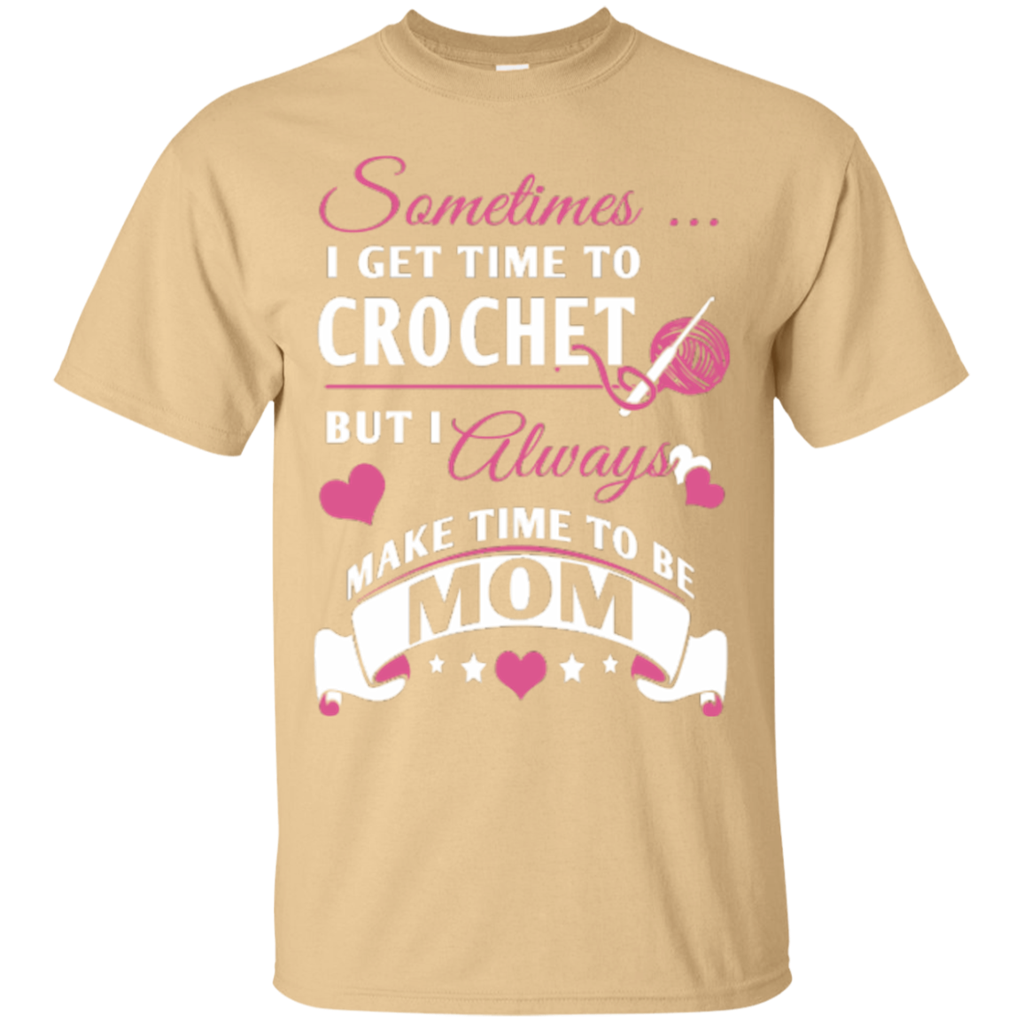 Crochet Mom Custom Ultra Cotton T-Shirt - Crafter4Life - 2