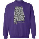 Alabama Crocheter Crewneck Pullover Sweatshirt