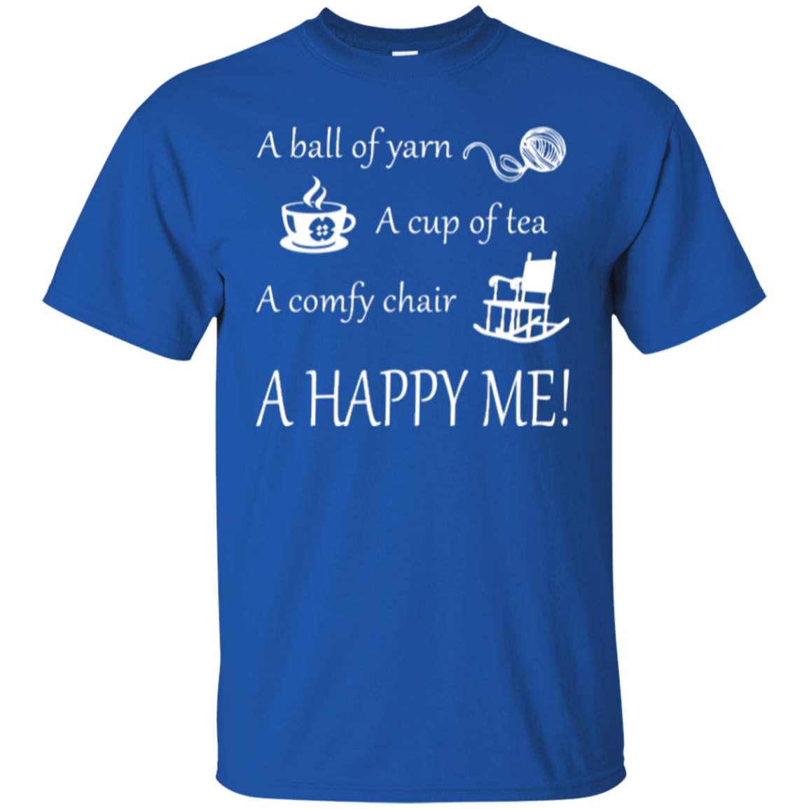 A Happy Me Custom Ultra Cotton T-Shirt - Crafter4Life - 11