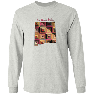 New Mexico Quilter Long Sleeve T-Shirt, Gift for Quilting Friends and Family