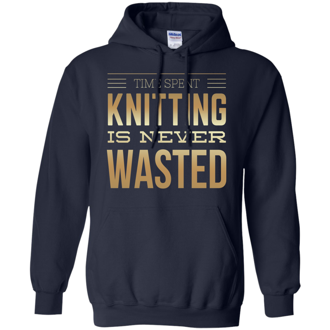 Time Spent Knitting Pullover Hoodies - Crafter4Life - 3