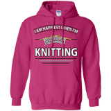 I Am Happiest When I'm Knitting Pullover Hoodies - Crafter4Life - 11