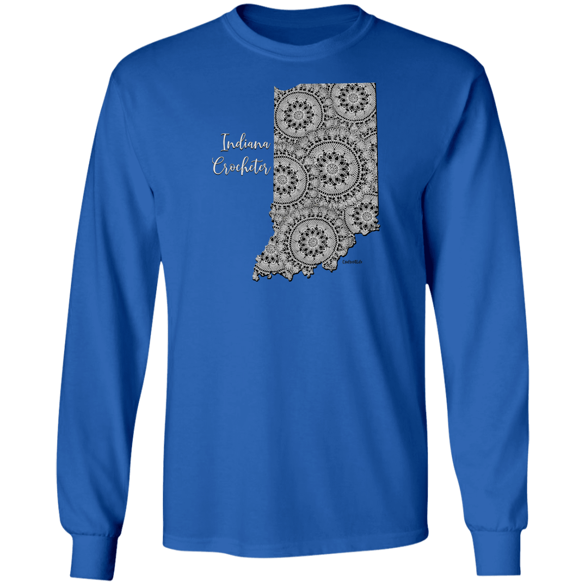 Indiana Crocheter LS Ultra Cotton T-Shirt