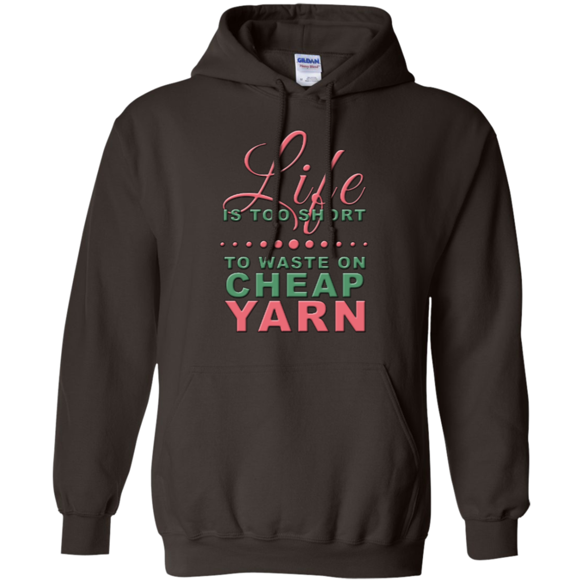 Life is Too Short to Use Cheap Yarn Pullover Hoodies - Crafter4Life - 6