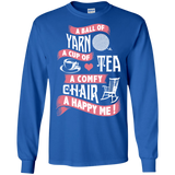Yarn-Tea-Chair LS Ultra Cotton T-Shirt