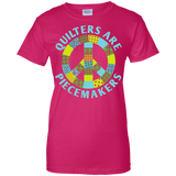 Quilters are Piecemakers Ladies Custom 100% Cotton T-Shirt - Crafter4Life - 6