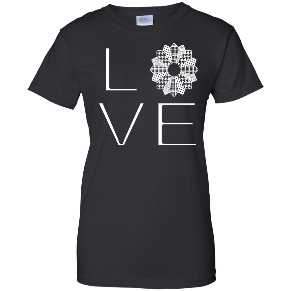 LOVE Quilting Ladies Custom 100% Cotton T-Shirt - Crafter4Life - 2