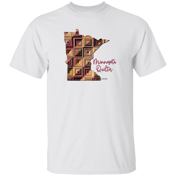 Minnesota Quilter T-Shirt, Gift for Quilting Friends and Family