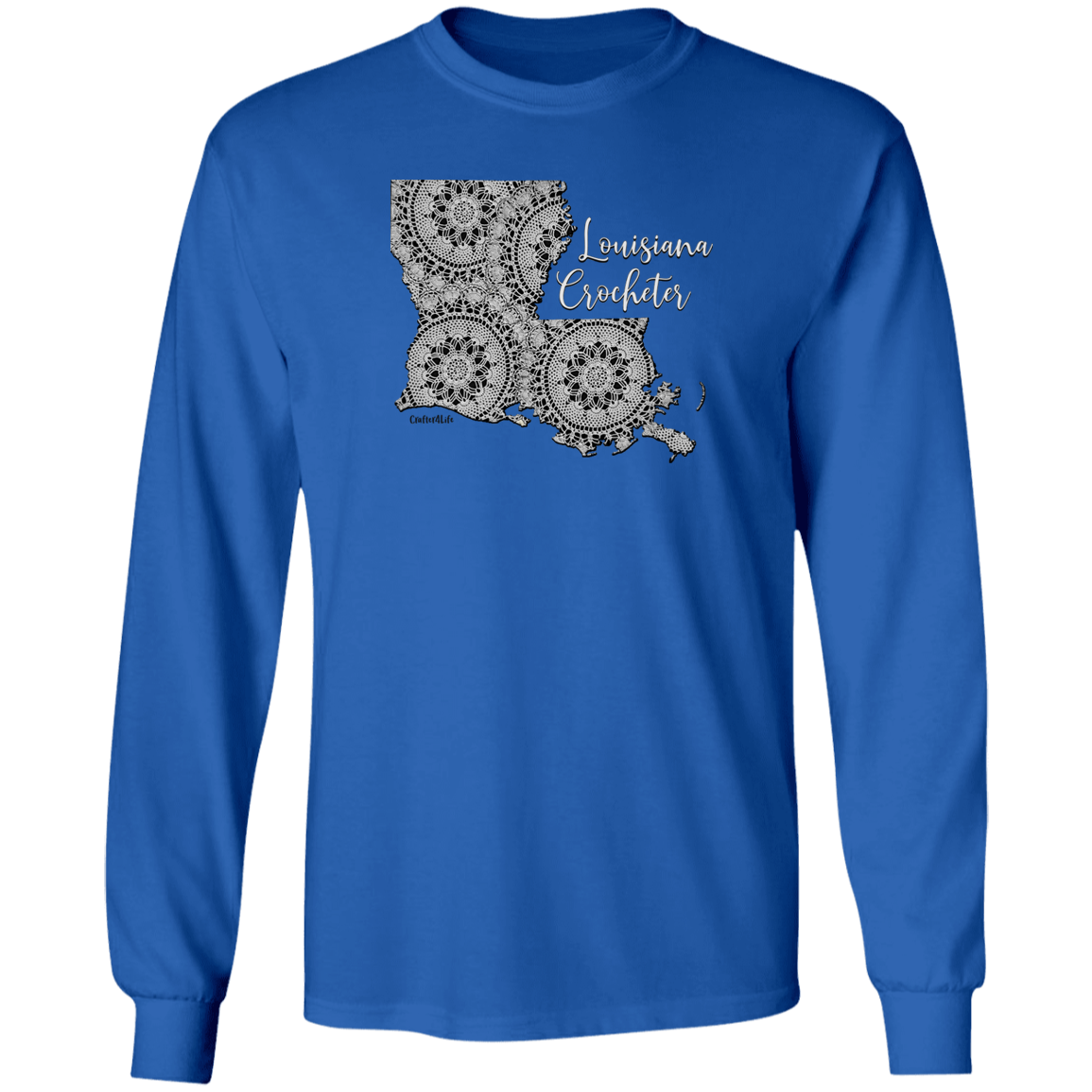 Louisiana Crocheter LS Ultra Cotton T-Shirt