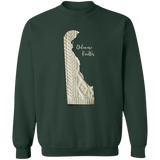 Delaware Knitter Crewneck Pullover Sweatshirt