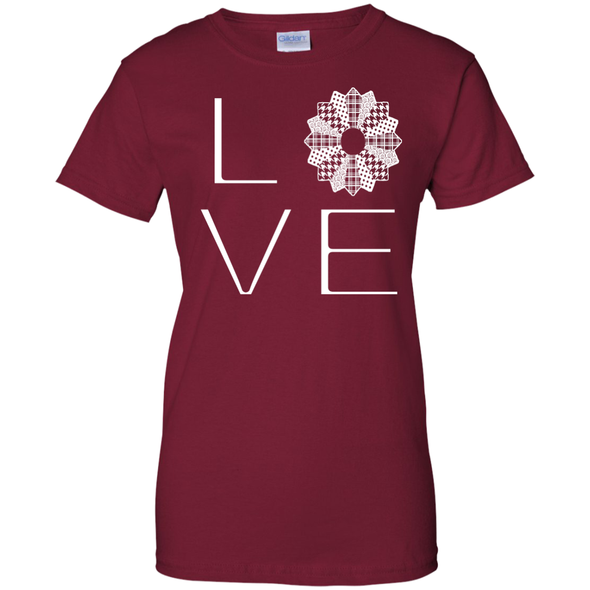 LOVE Quilting Ladies Custom 100% Cotton T-Shirt - Crafter4Life - 3