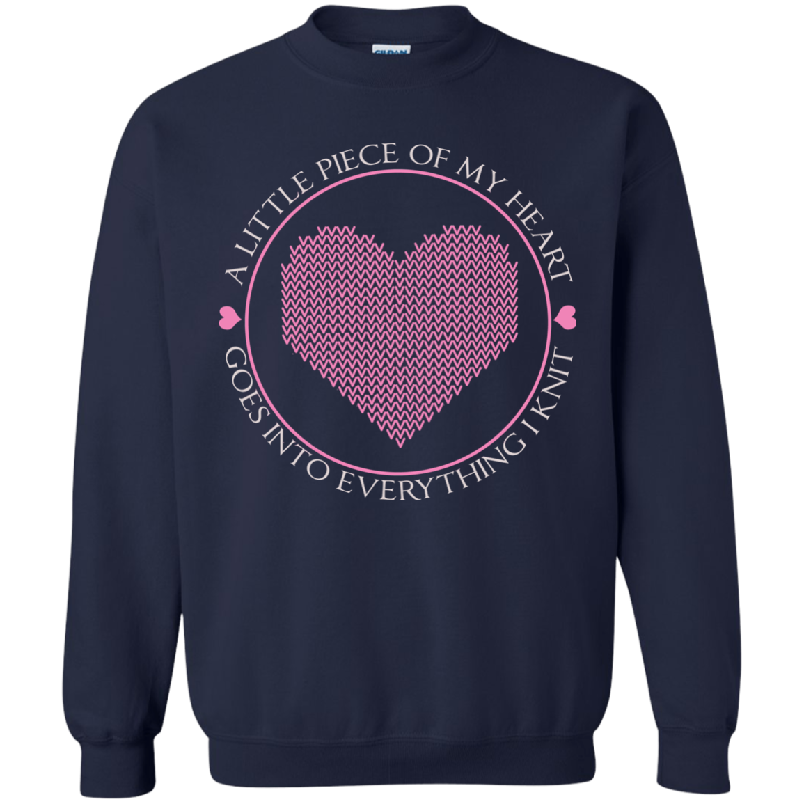 Piece of My Heart (Knit) Crewneck Pullover Sweatshirt