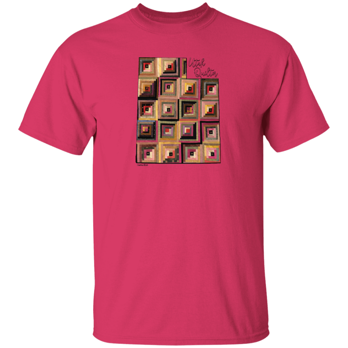 Utah Quilter T-Shirt, Gift for Quilting Friends and Family