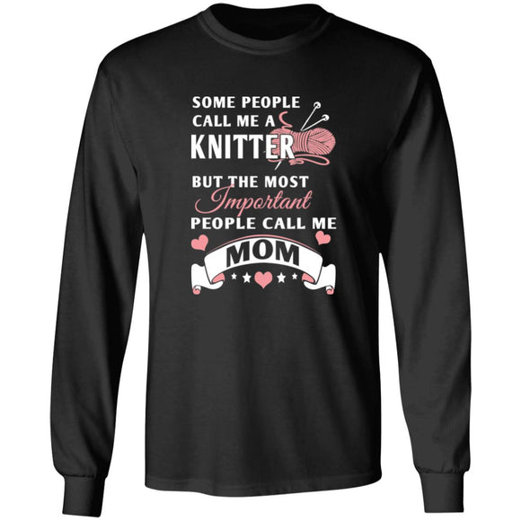 Knitter Mom Long Sleeve T-Shirt