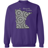 Minnesota Crocheter Crewneck Pullover Sweatshirt