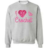 I Heart to Crochet Sweatshirt