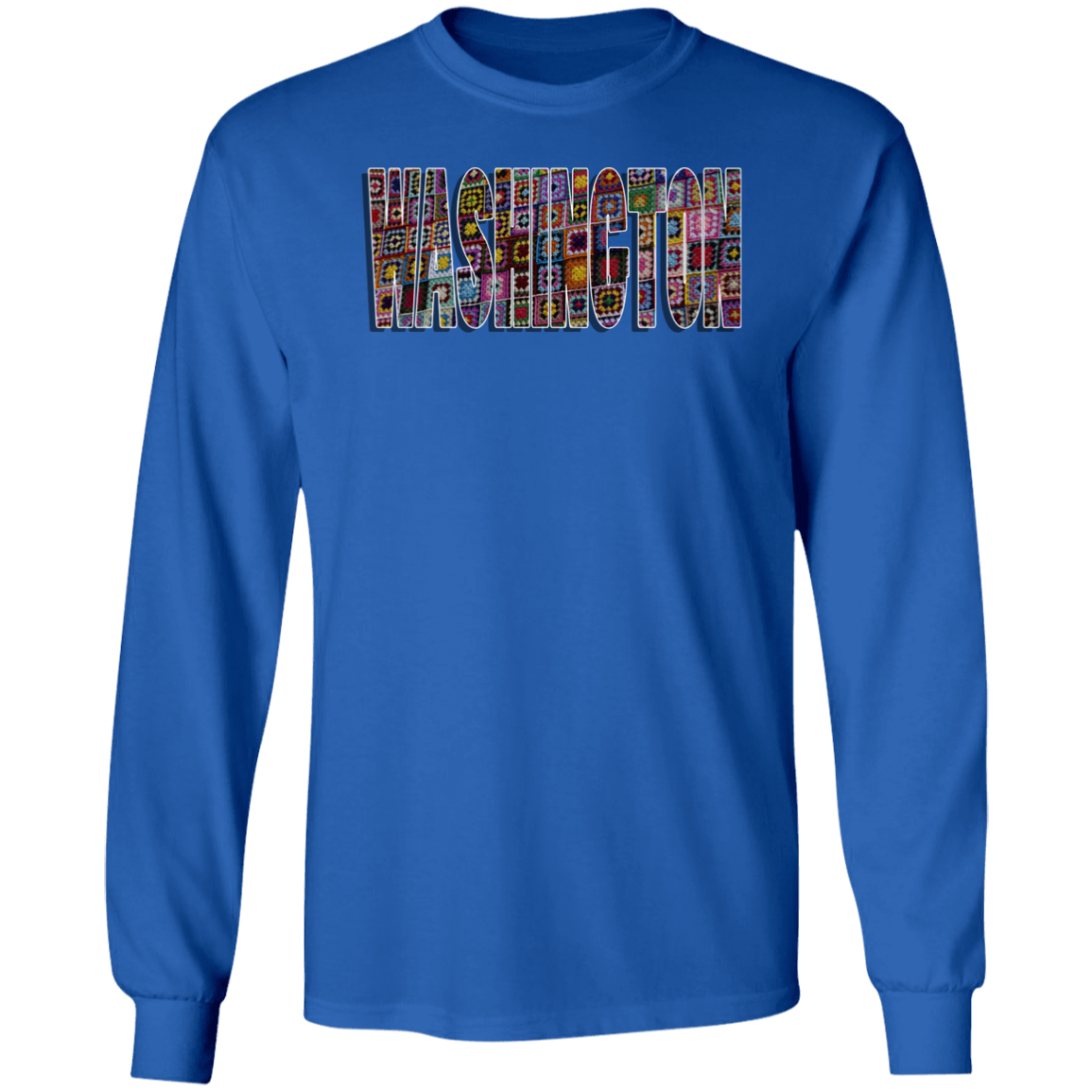 Washington Crochet LS Ultra Cotton T-Shirt