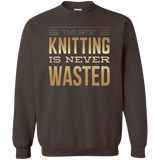 Time Spent Knitting Crewneck Sweatshirt - Crafter4Life - 7